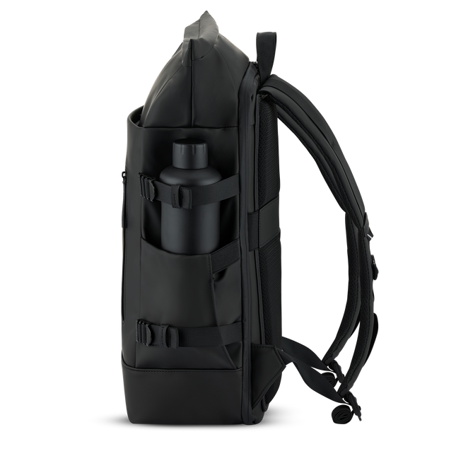 Kapten & Son Rugzak Helsinki Pro All Black 15.6 Inch