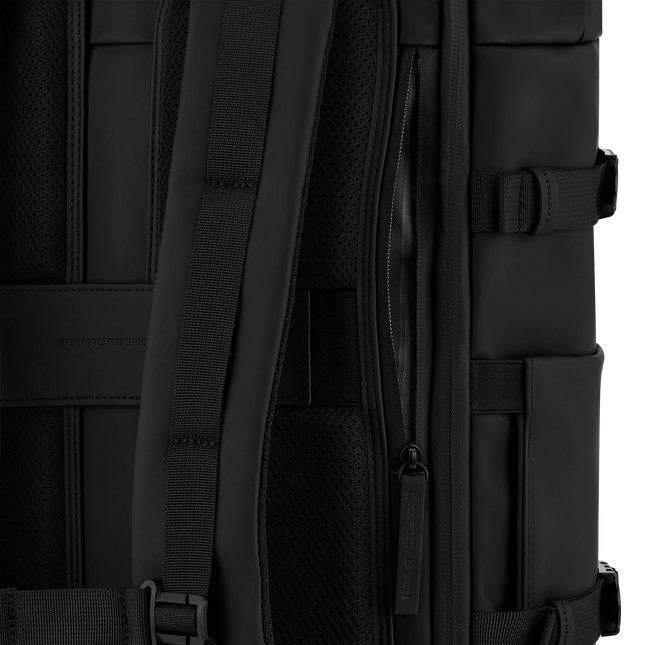 Kapten & Son Rugzak Helsinki Pro All Black 15.6 Inch