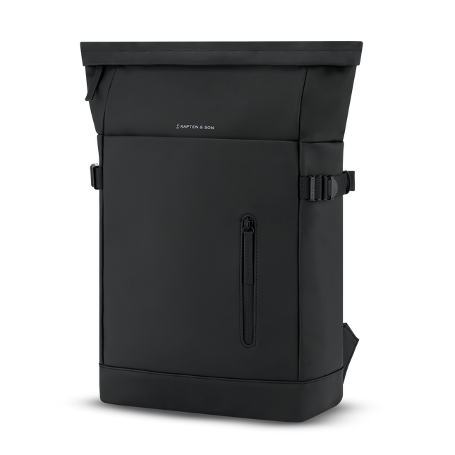 Kapten & Son Rugzak Helsinki All Black 15.6 Inch