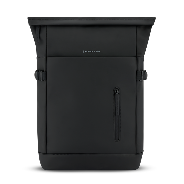 Kapten & Son Rugzak Helsinki All Black 15.6 Inch