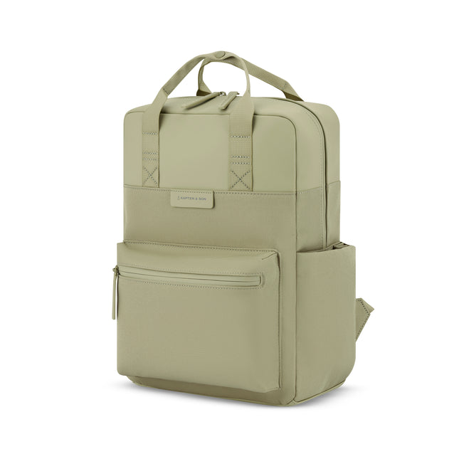 Kapten & Son Rugzak Bergen Pro Dusty Pistachio 15 Inch