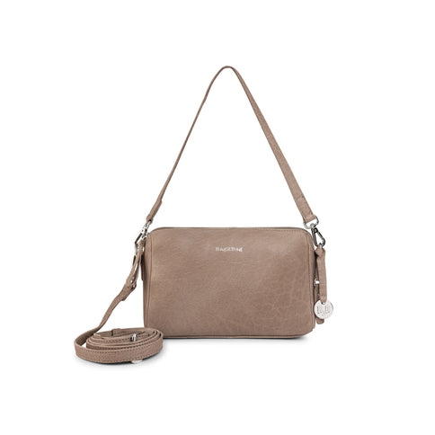 Bag2Bag Nice Schouder- Crossbodytas Zilver