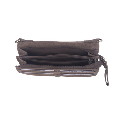 Bag2Bag Schoudertas/Clutch Amalfi Suede