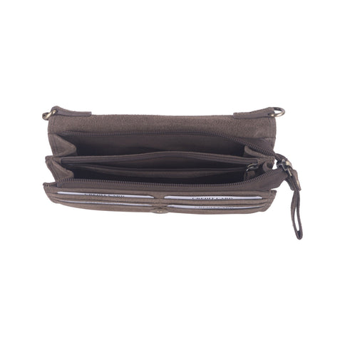 Bag2Bag Schoudertas/Clutch Amalfi Suede