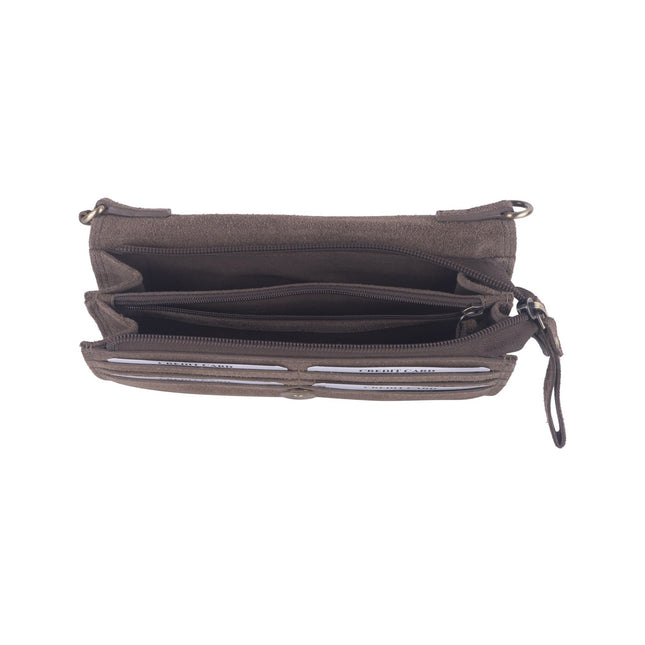 Bag2Bag Schoudertas/Clutch Amalfi Suede