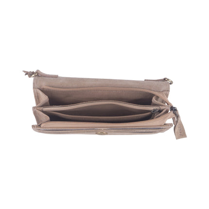 Bag2Bag Schoudertas/Clutch Amalfi Suede