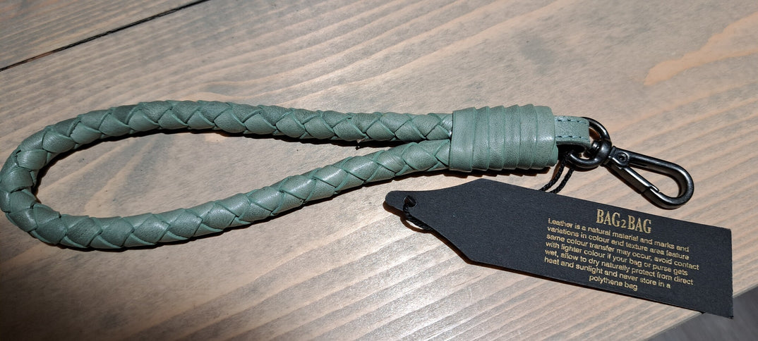 Bag2Bag Telefoonkoord / Polsband Gevlochten Leer