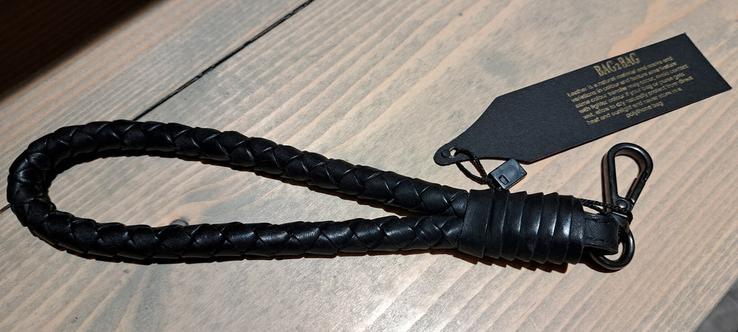 Bag2Bag Telefoonkoord / Polsband Gevlochten Leer