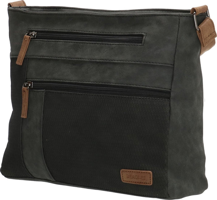 Beagles Brunete Crossbody Schoudertas Handige Ritsvakken