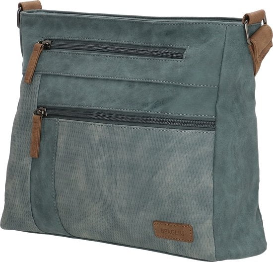 Beagles Brunete Crossbody Schoudertas Handige Ritsvakken