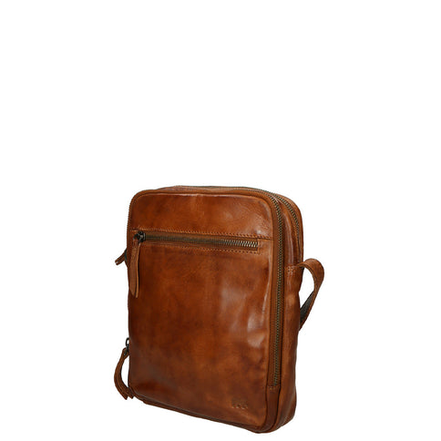 Bear Design Herentas Crossbody Medium Cognac