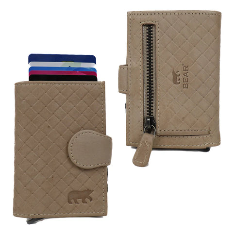 Bear Design Pasjeshouder Woven Elsie RIFD Protected CP6814
