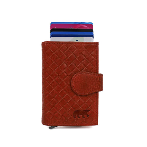 Bear Design Pasjeshouder Woven Elsie RIFD Protected CP6814