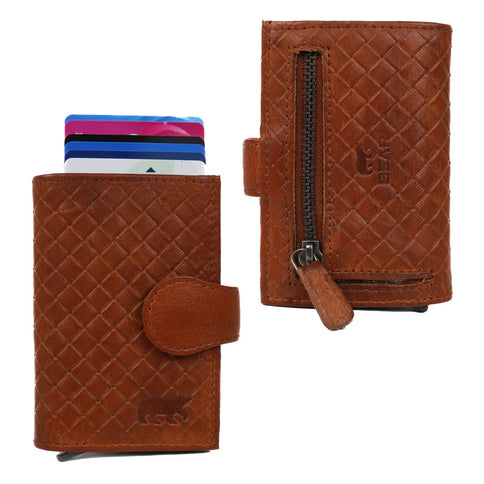 Bear Design Pasjeshouder Woven Elsie RIFD Protected CP6814