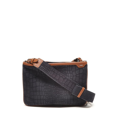 Berba Crossbodybag Croco Suède