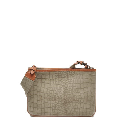 Berba Crossbodybag Croco Suède
