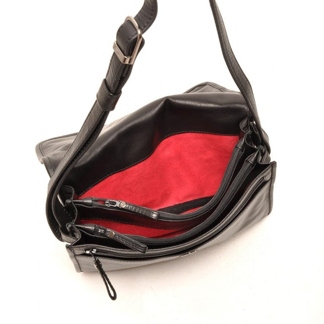 Berba Leren Stewardessen Tas Overslag Soft