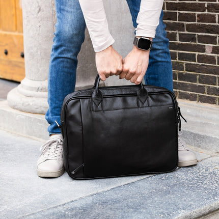 Berba Luxe Leren Business Laptopbag Lucca