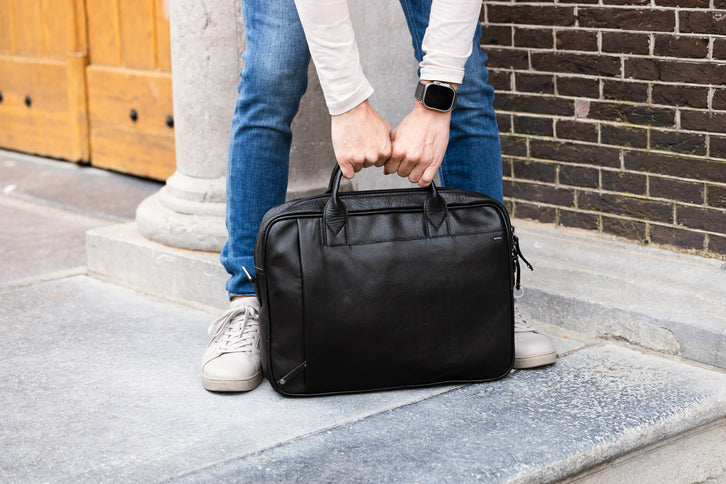 Berba Luxe Leren Business Laptopbag Lucca