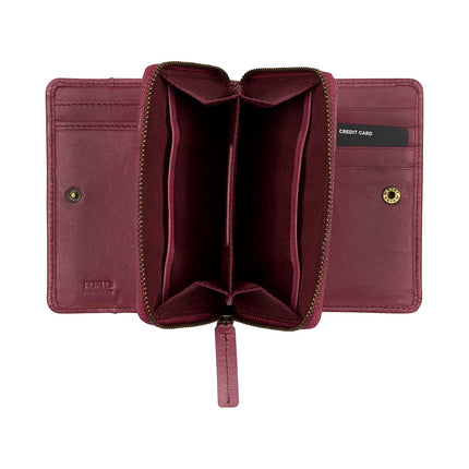 Burkely Double Flap Wallet  Natural Norah