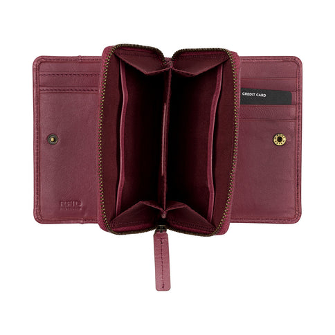 Burkely Double Flap Wallet  Natural Norah
