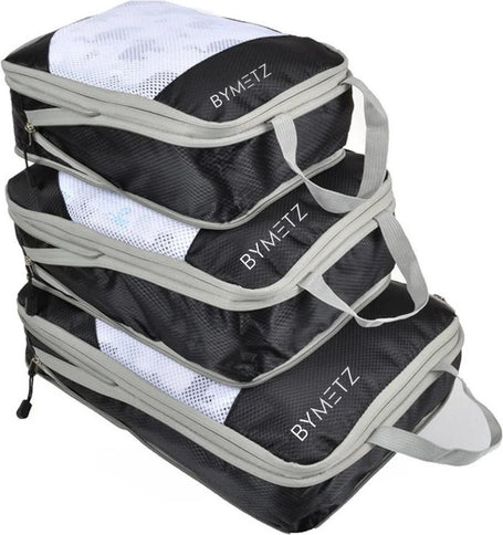 ByMetz Compressie Packing Cubes - 3Pcs - Compress Technology®
