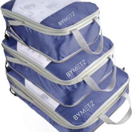 ByMetz Compressie Packing Cubes - 3Pcs - Compress Technology®