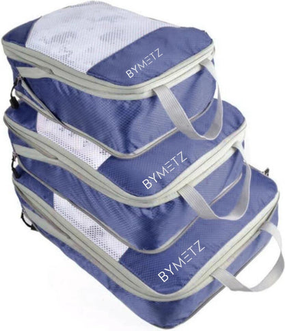 ByMetz Compressie Packing Cubes - 3Pcs - Compress Technology®