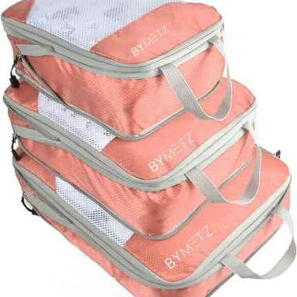 ByMetz Compressie Packing Cubes - 3Pcs - Compress Technology®