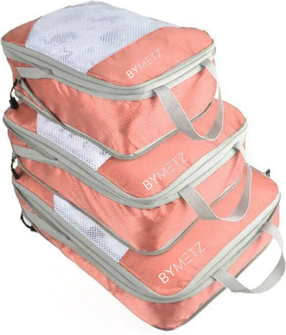 ByMetz Compressie Packing Cubes - 3Pcs - Compress Technology®