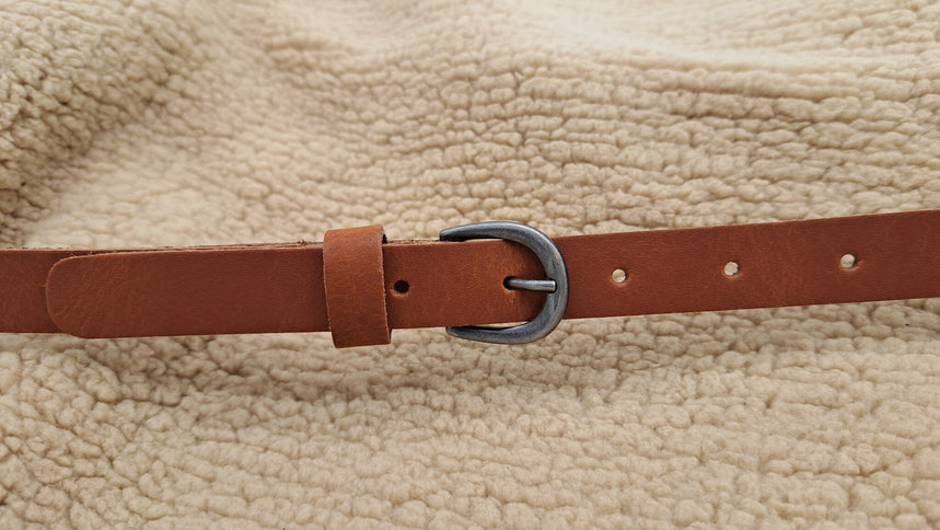 ByMetz Riem Belluno Cognac  / Zilver