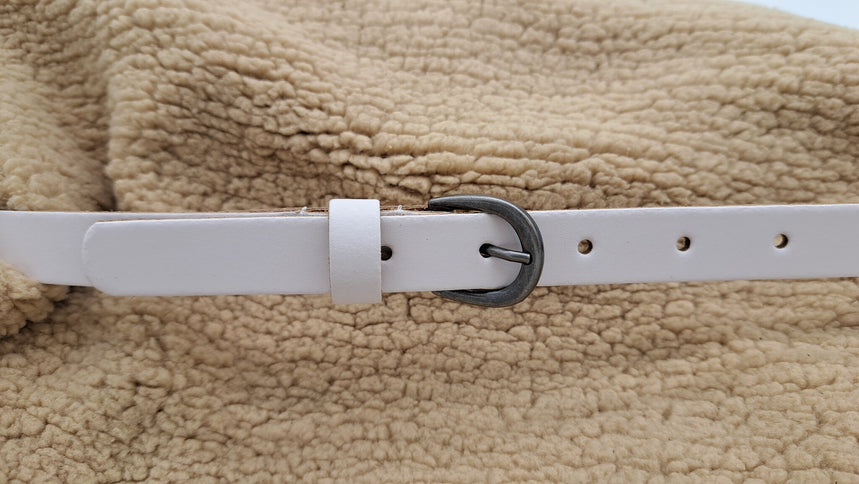 ByMetz Riem Belluno Wit  / Zilver
