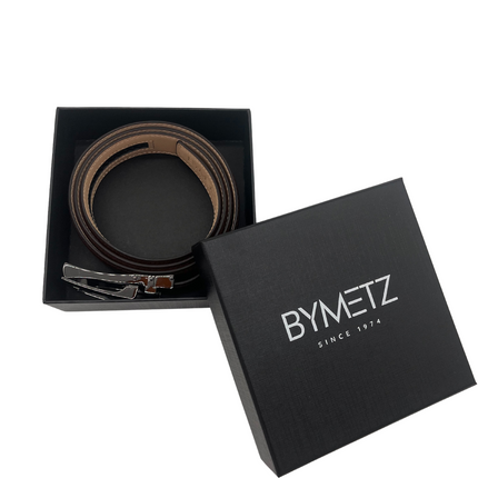 ByMetz Riem met Automatische Gesp - Cognac