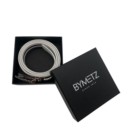 ByMetz Riem met Automatische Gesp - Wit