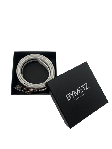 ByMetz Riem met Automatische Gesp - Wit