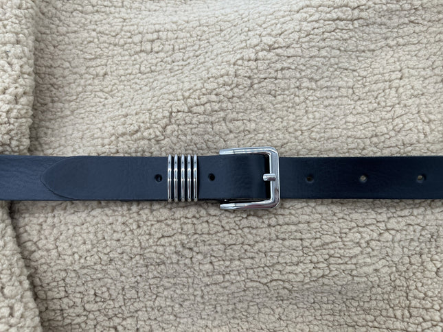 ByMetz Riem Napoli Zwart/ Zilver