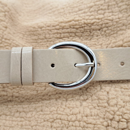 ByMetz Riem Puglia Crème/Zilver
