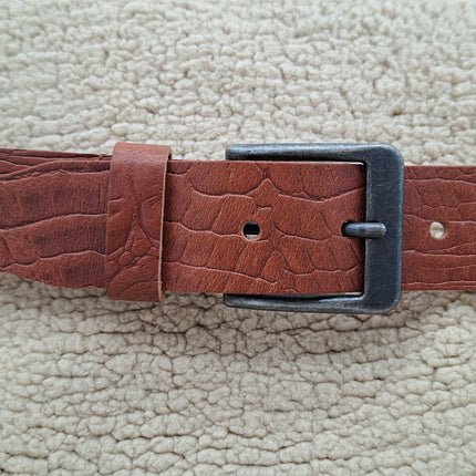 ByMetz Riem Roma Cognac Croco
