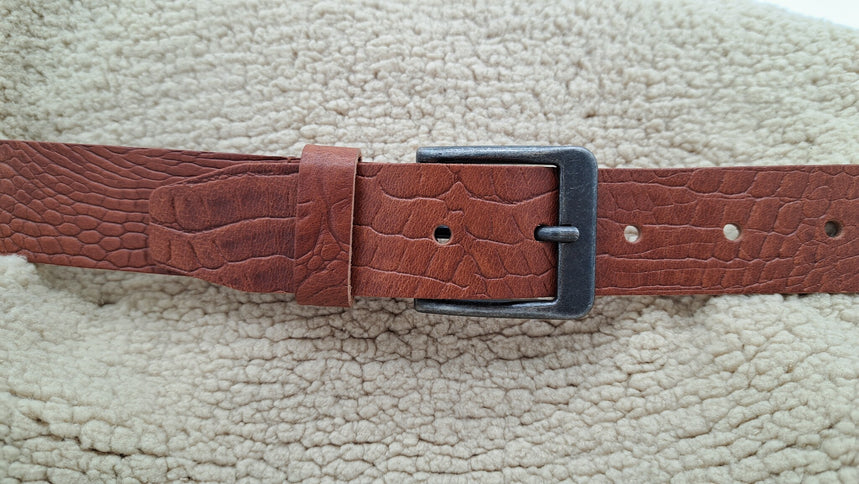 ByMetz Riem Roma Cognac Croco