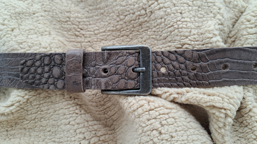 ByMetz Riem Roma Taupe Croco