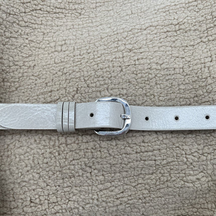 ByMetz Riem Toscane Crème/Zilver