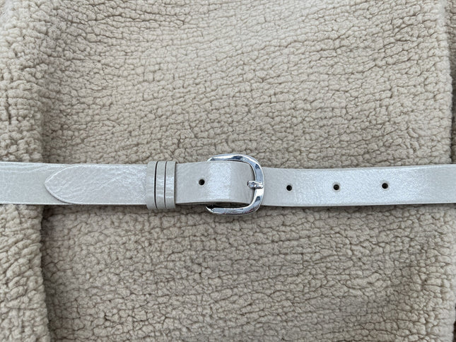 ByMetz Riem Toscane Crème/Zilver
