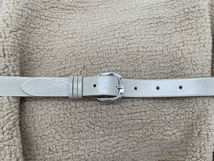 ByMetz Riem Toscane Crème/Zilver
