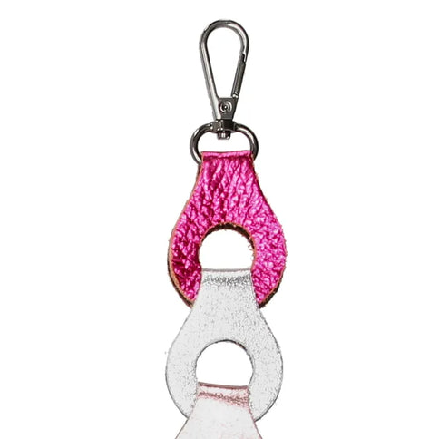 Charm London Leren Schouderband Multicolor