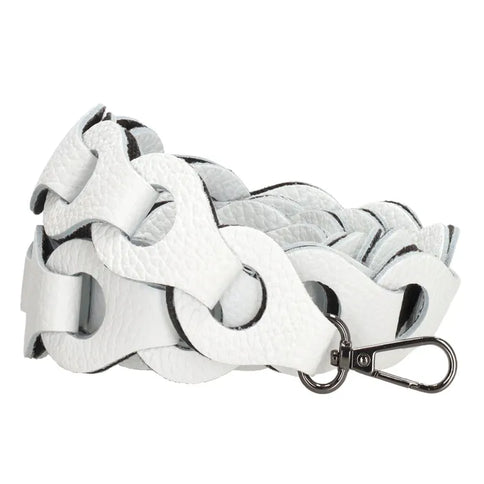 Charm London Leren Schouderband Wit