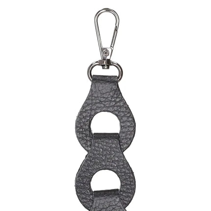 Charm London Leren Schouderband Zwart