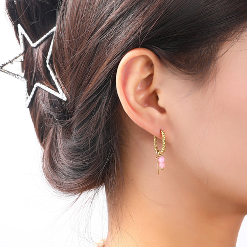 Day & Eve by Go Dutch Label Beaded Coin Hoops