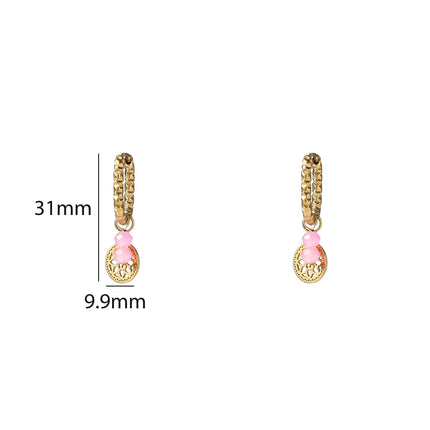 Day & Eve by Go Dutch Label Beaded Coin Hoops