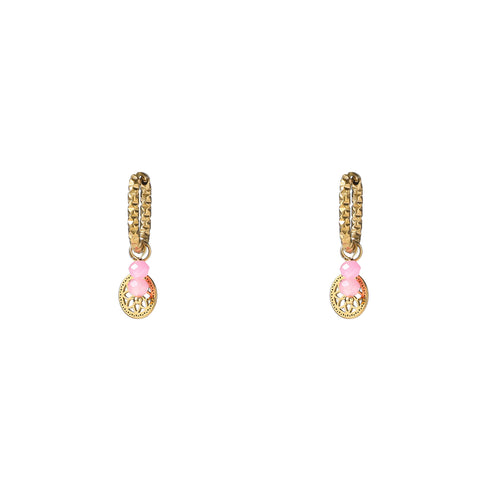 Day & Eve by Go Dutch Label Beaded Coin Hoops