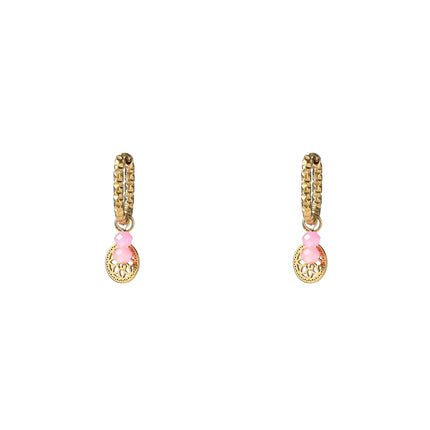 Day & Eve by Go Dutch Label Beaded Coin Hoops